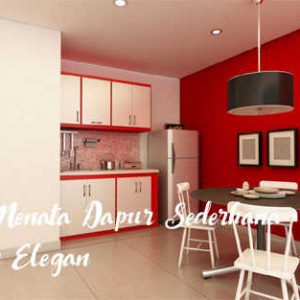 cara menata dapur sederhana