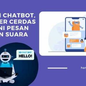 aplikasi chatbot komputer cerdas melayani pesan teks dan suara