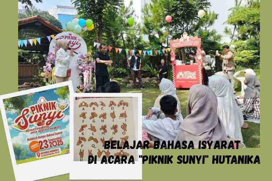 Belajar Bahasa Isyarat di Acara "Piknik Sunyi" Hutanika