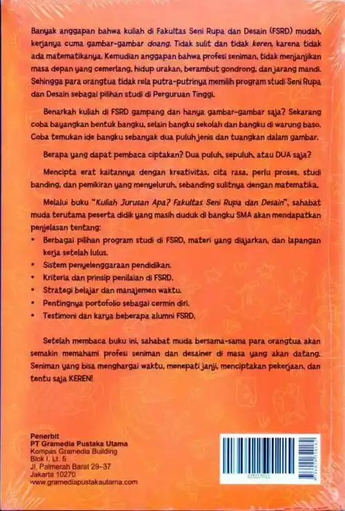 buku kuliah jurusan apa
