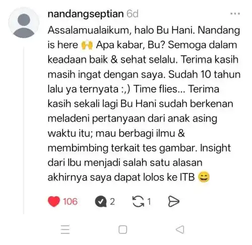 nandang menyapa