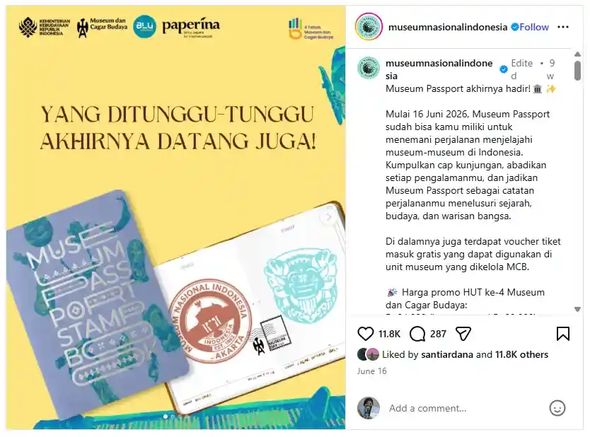 ig museum passport stamp book