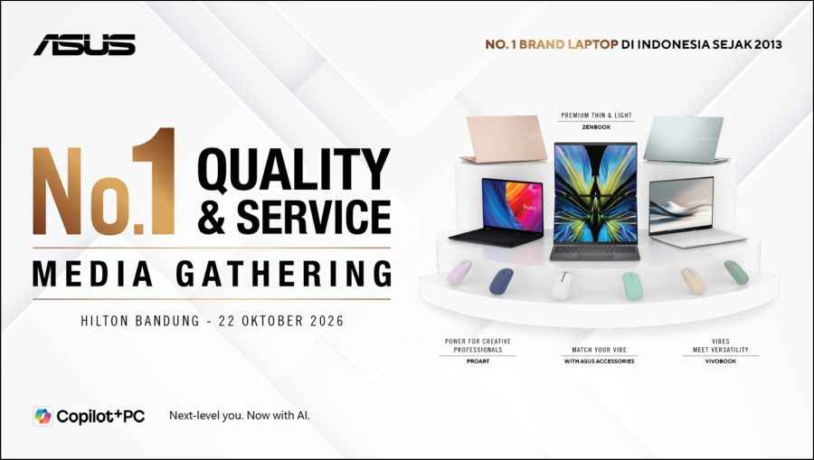 ASUS Laptop Terbaik 2026, No.1 Quality Service