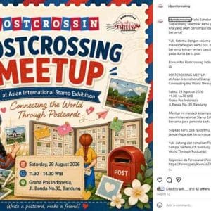 Komunitas Postcrossing Indonesia, Komunitas Saling Berkirim Kartu Pos